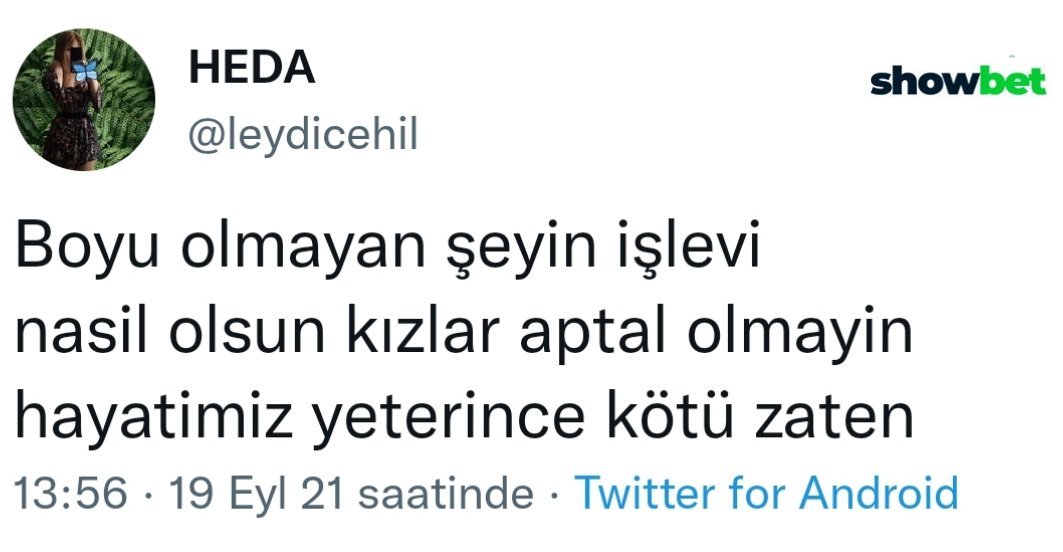 Sizce haklı mı?    HEDA...