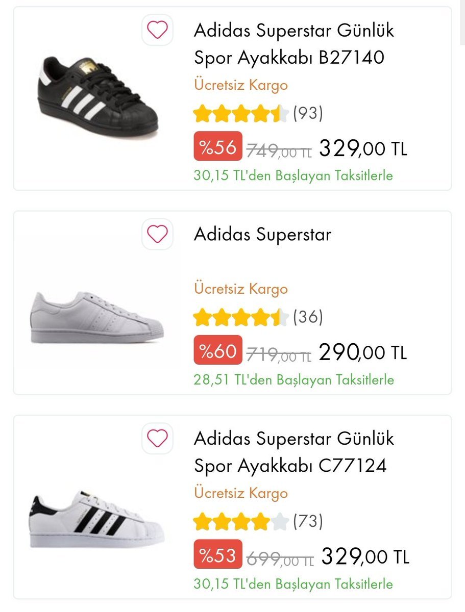 Çiçek Sepeti'nde Adidas...