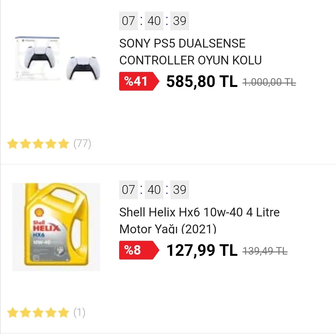 n11 sitesindeki çeşitli...