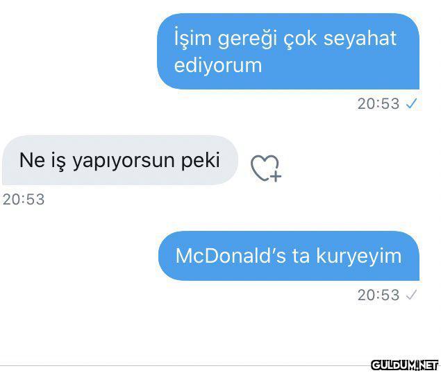 İşim gereği çok seyahat...