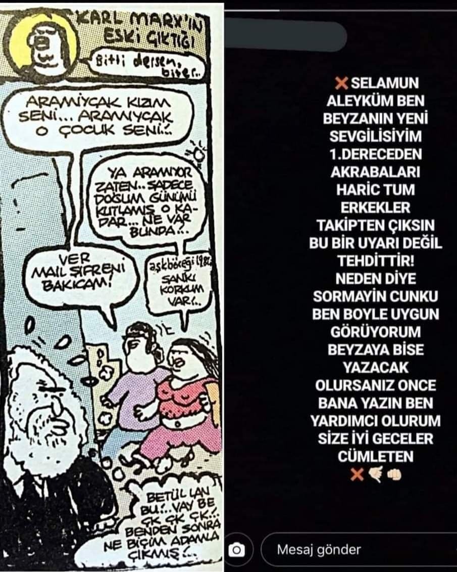 Karl Marx'ın eski...