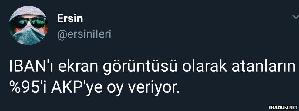 Ersin @ersinileri IBAN'ı...