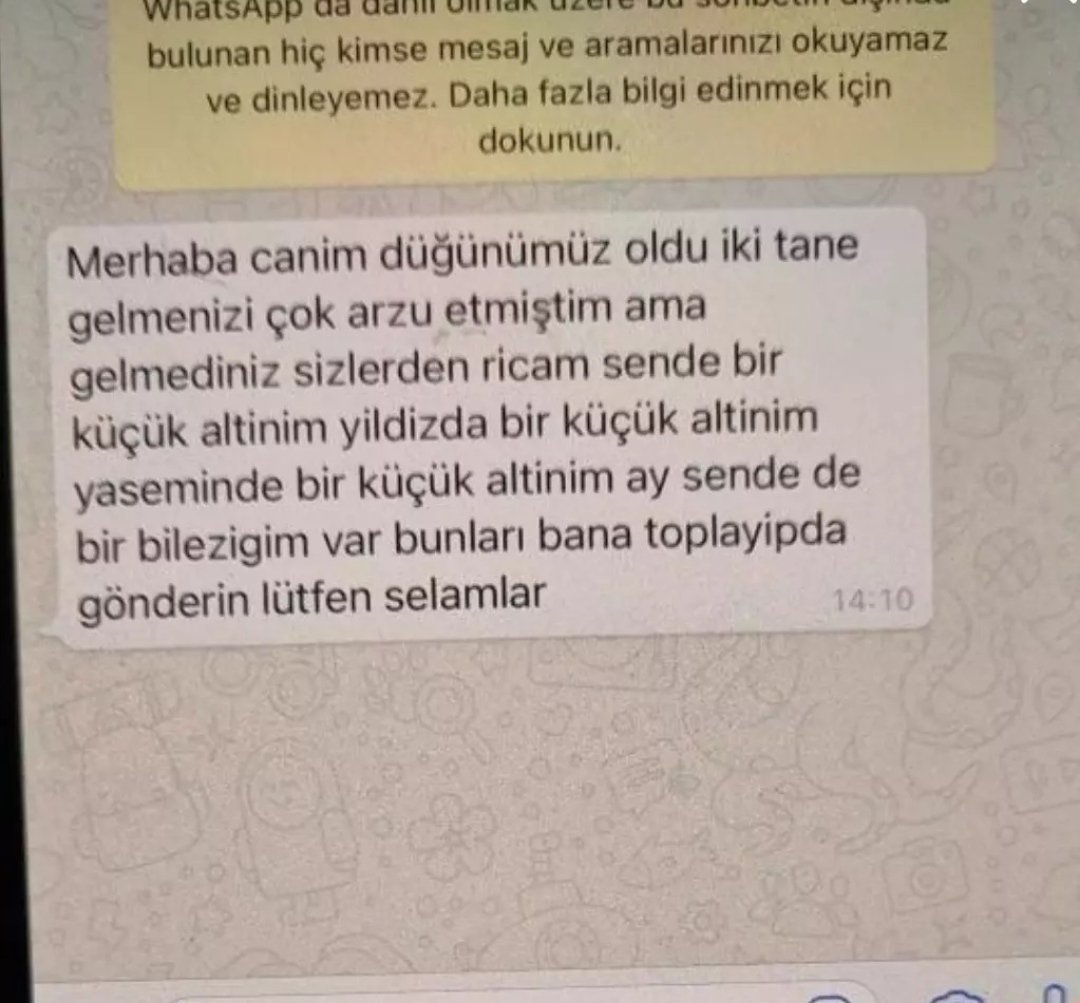 Daha haklı bir mesaj...