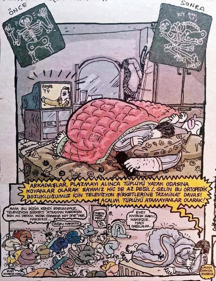 Plazmayı alınca tüplüyü...