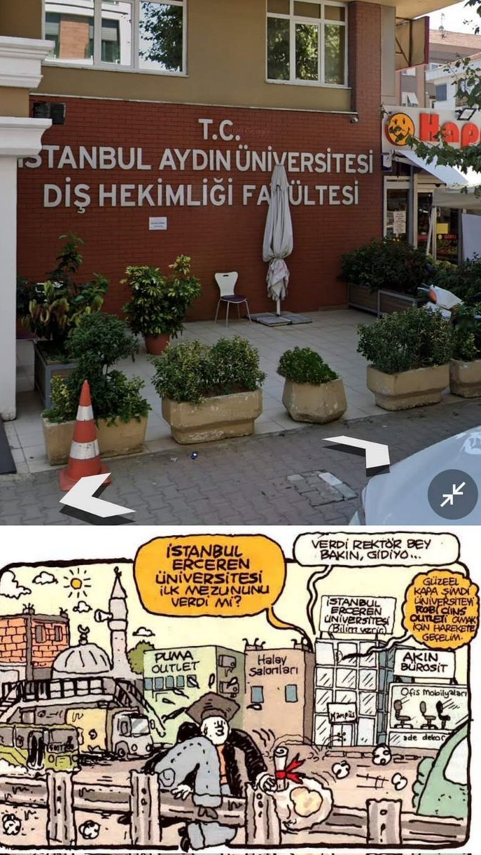 Yanında da Happy Center...