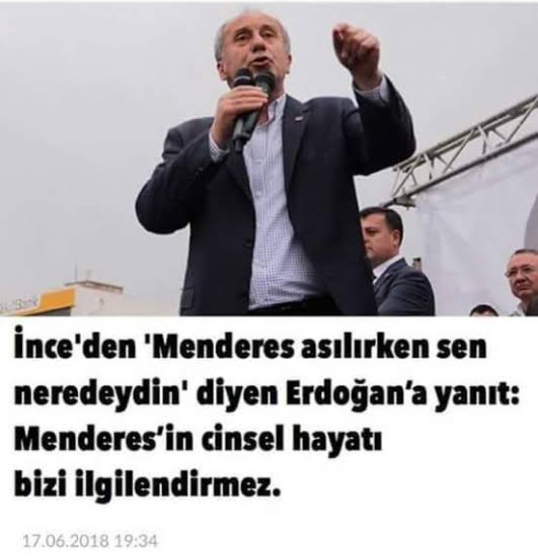 İnce'den 'Menderes...