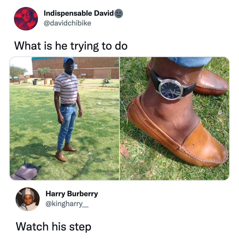 Now he's never gonna run...