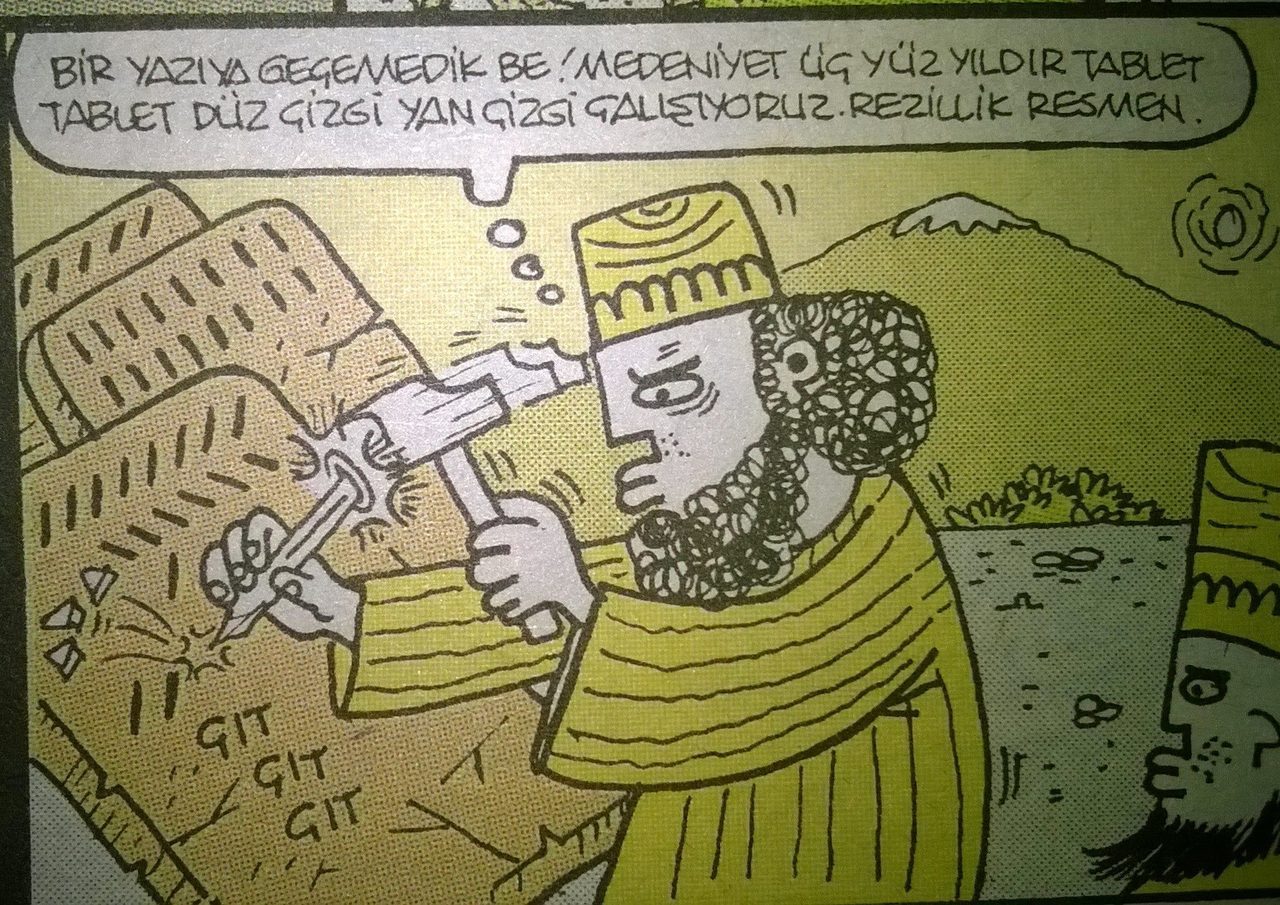 Bir yazıya geçemedik be!....