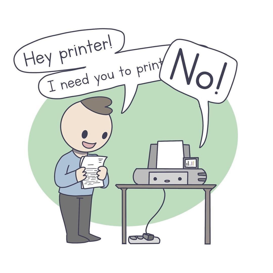Never let a printer know...