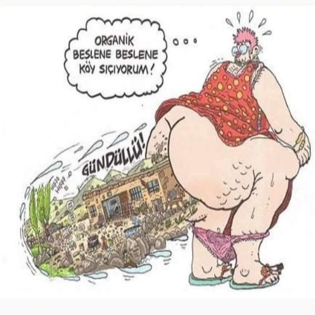 Organik olsun diye köyden...