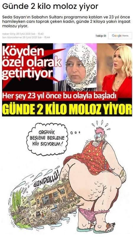Organik olsun diye köyden...