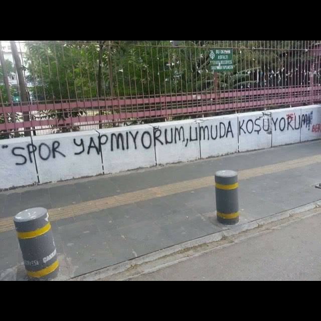 Spor yapmıyorum umuda koşuyorum.