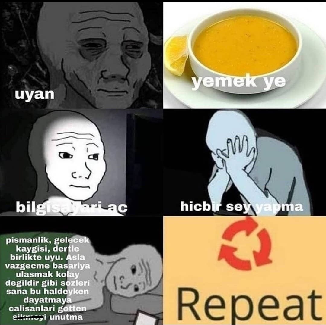 yemek ye uyan bilgisyari...