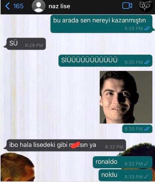 Ne dedi çocuk ya    165...