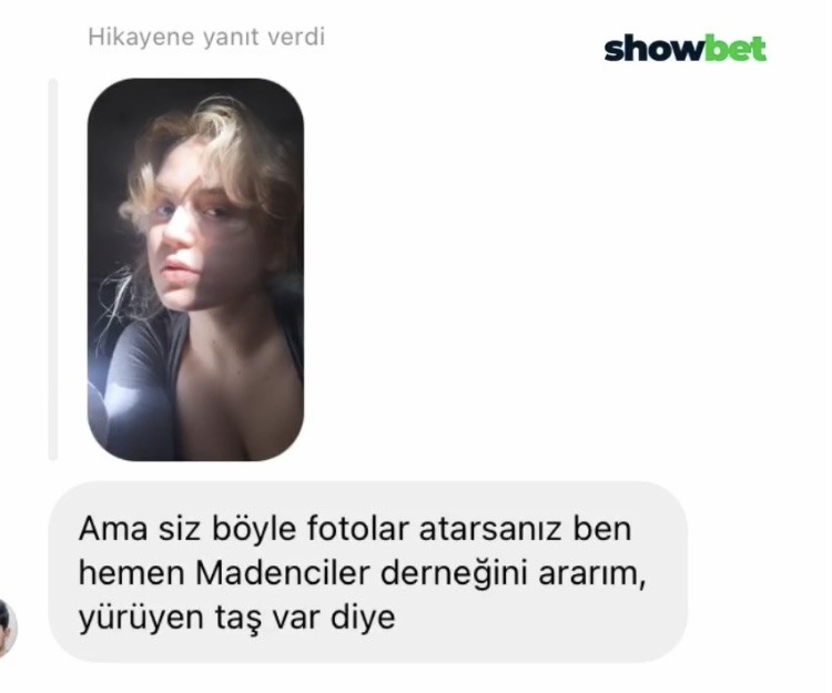 Hikayene yanıt verdi...