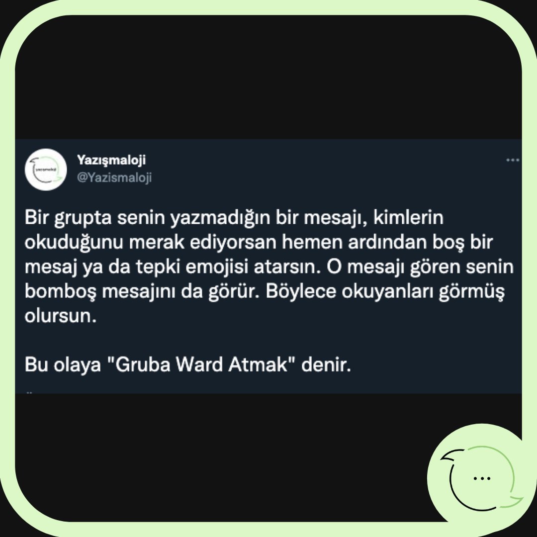 Yazışmaloji @Yazismaloji...