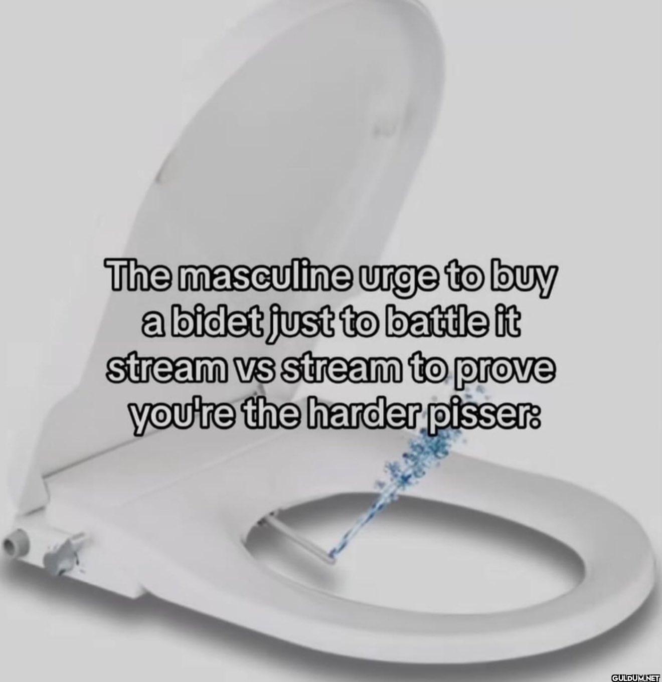 The masculine urge to buy...