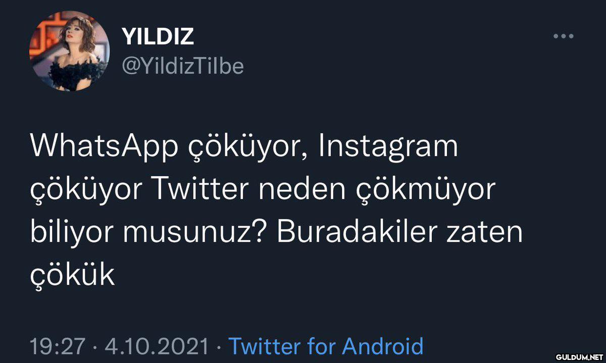 Daha doğru bir tivit...