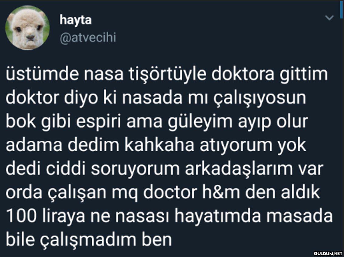 hayta @atvecihi üstümde...