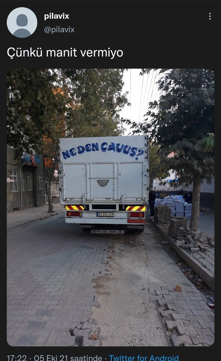 pilavix @pilavix Çünkü...