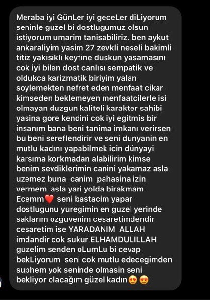 Sürükleyici bir mesaj...  ...