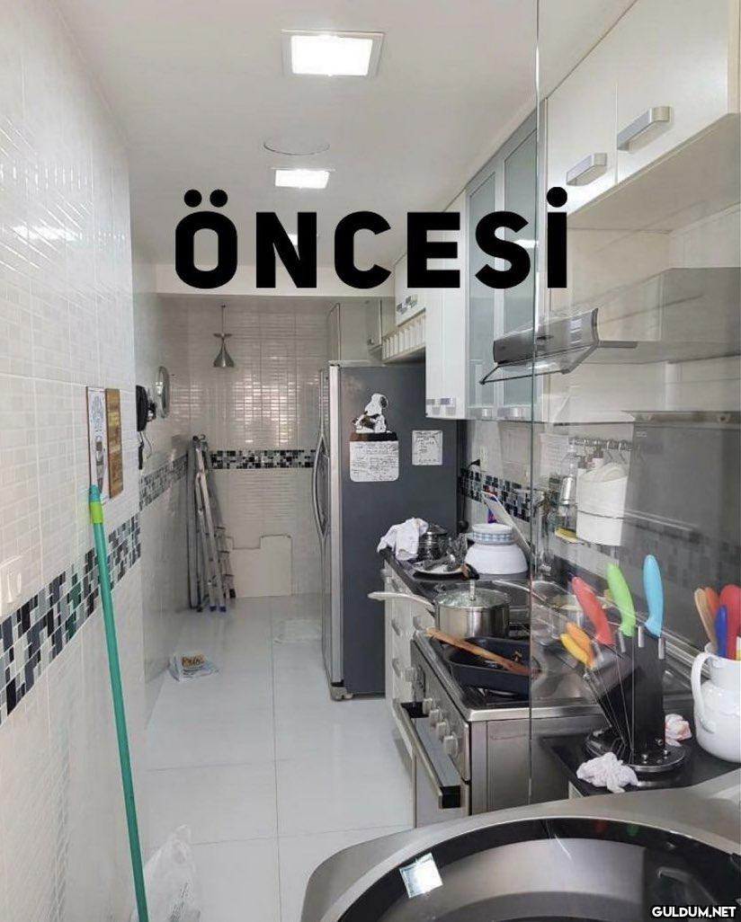 Mutfağın yeni halini nasıl...