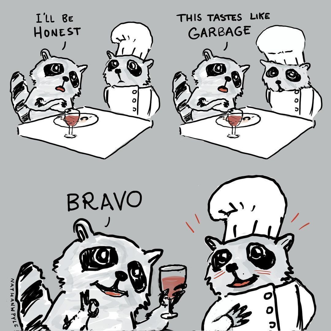 Just what a trash panda...