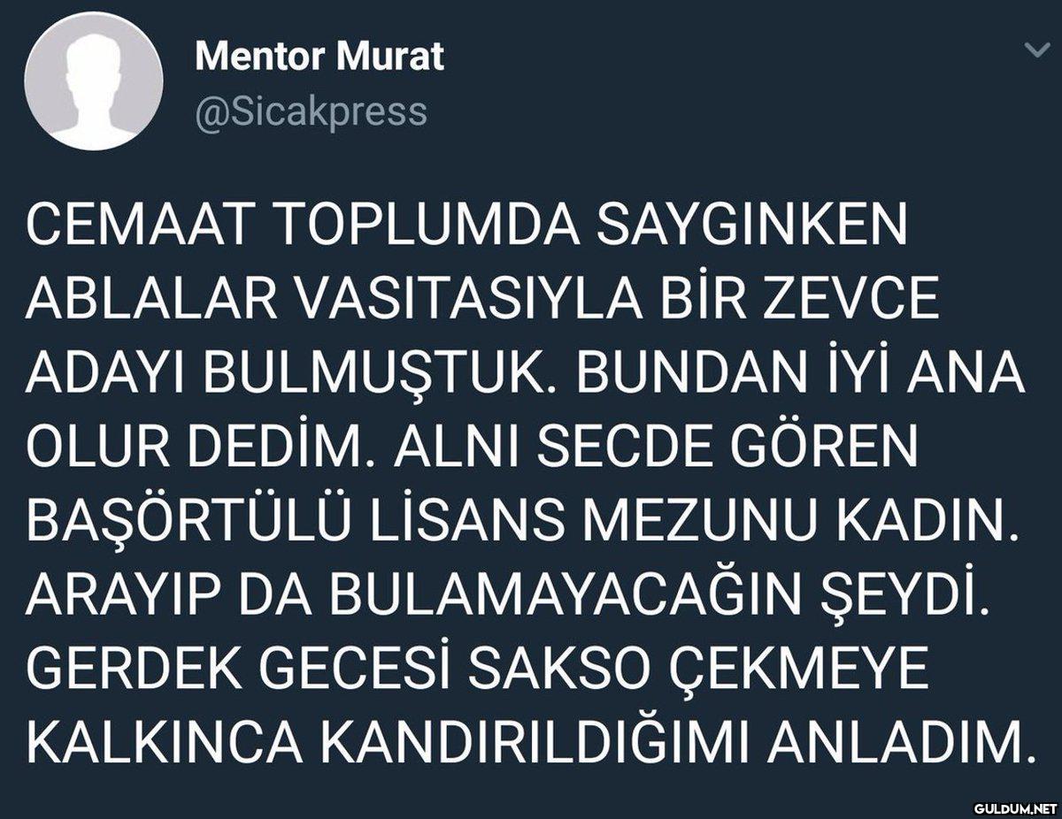 Mentor Murat @Sicakpress...