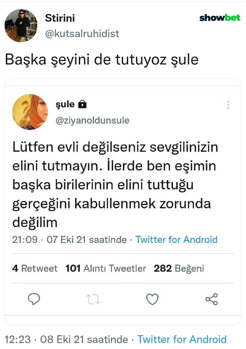 Stirini showbet...