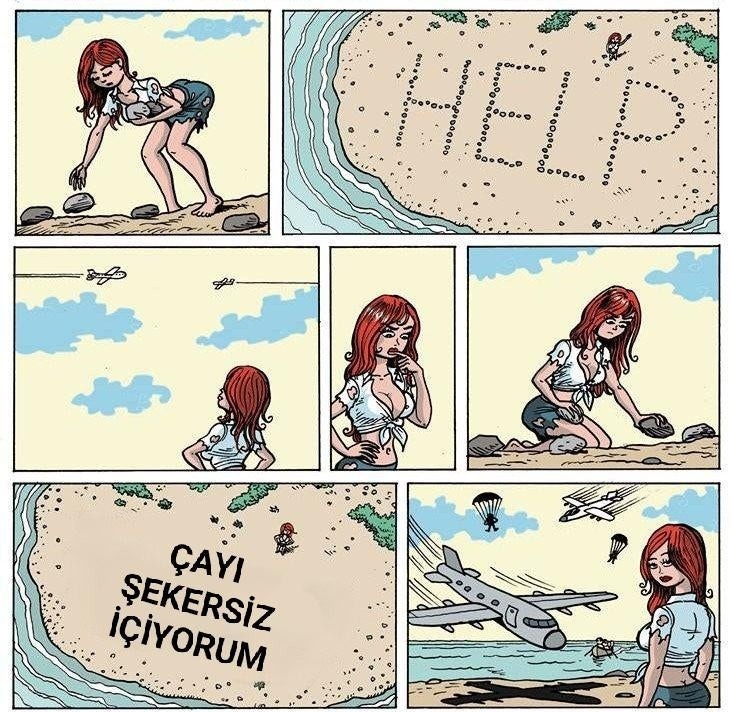 HELP ÇAYI ŞEKERSİZ...