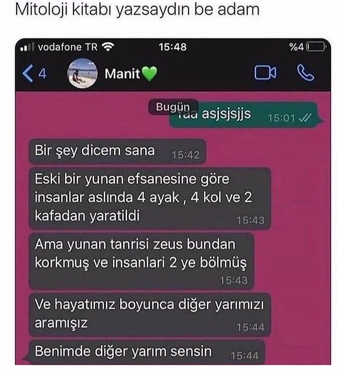 Mitoloji kitabı yazsaydın...