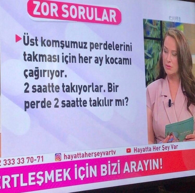 ZOR SORULAR CANLI Üst...