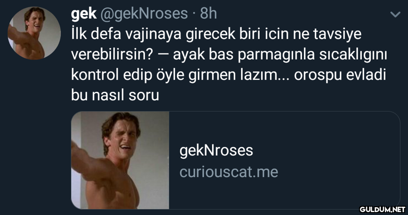 gek @gekNroses · 8h İlk...
