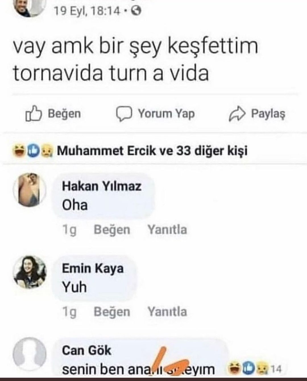 Şöyle bi gerginlik var...