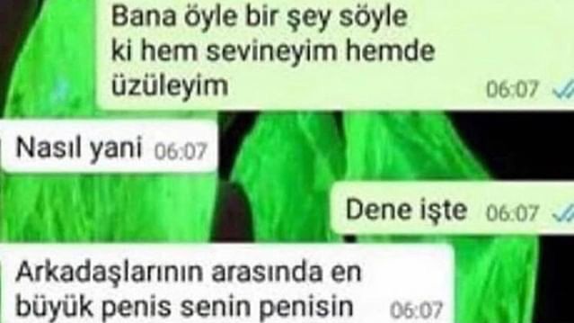 Hem sevineyim hem de...