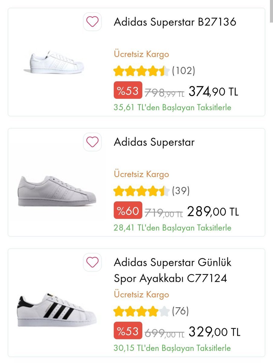 Çiçek Sepeti'nde Adidas...