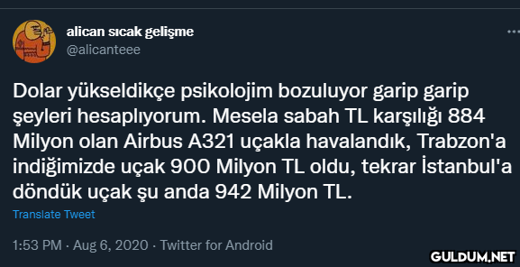alican sıcak gelişme...