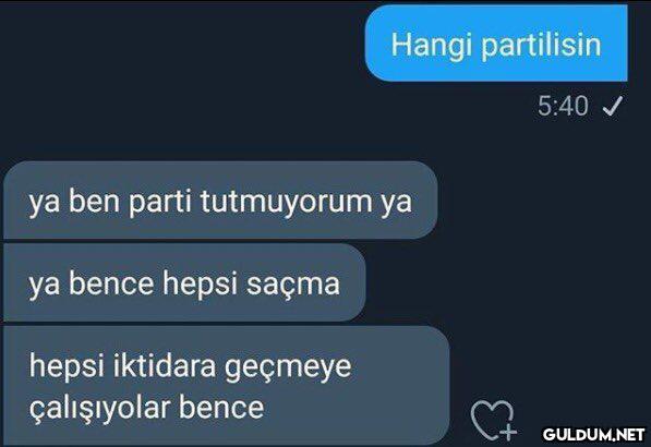 Hangi partilisin 5:40 / ya...