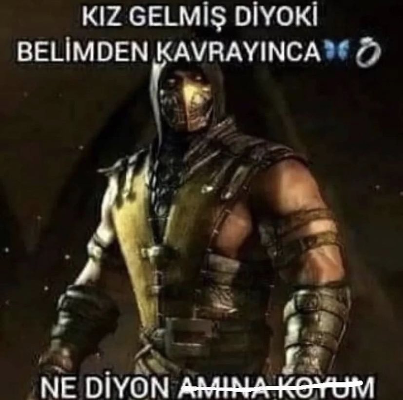 KIZ GELMİŞ DİYOKİ BELİMDEN...