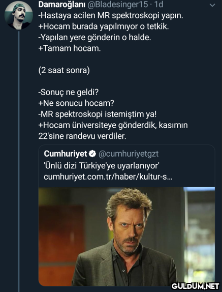 Damaroğlanı @Bladesinger15...