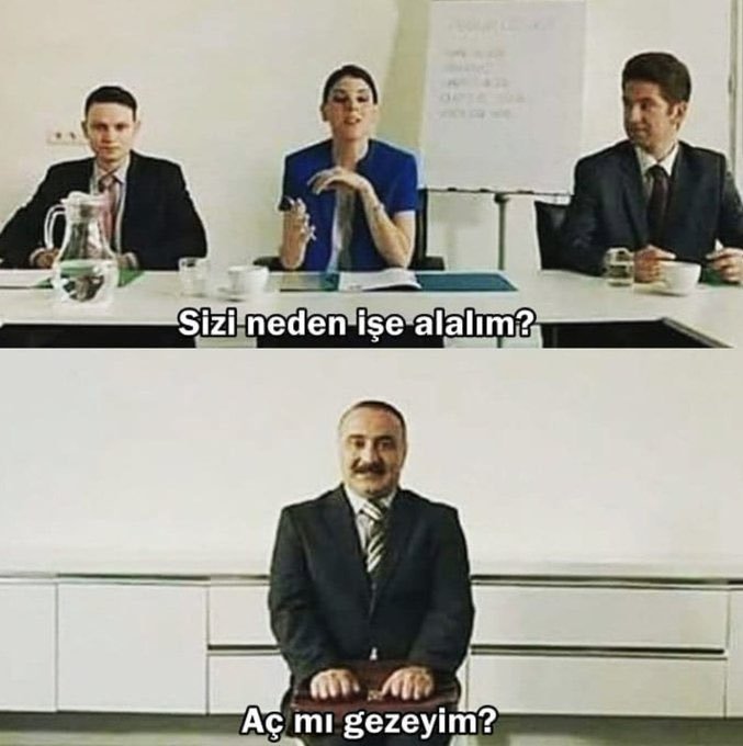 Sizi neden işe alalım? Aç...