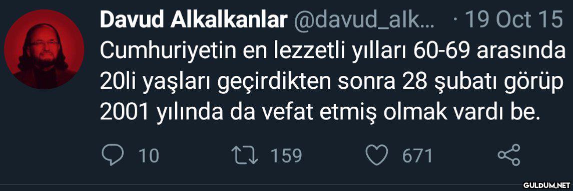 Davud Alkalkanlar...