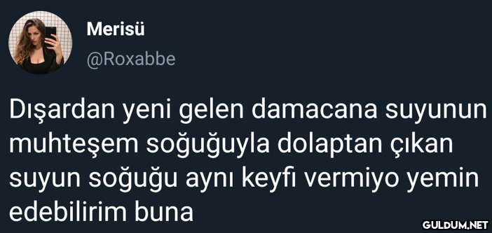 Merisü @Roxabbe Dışardan...