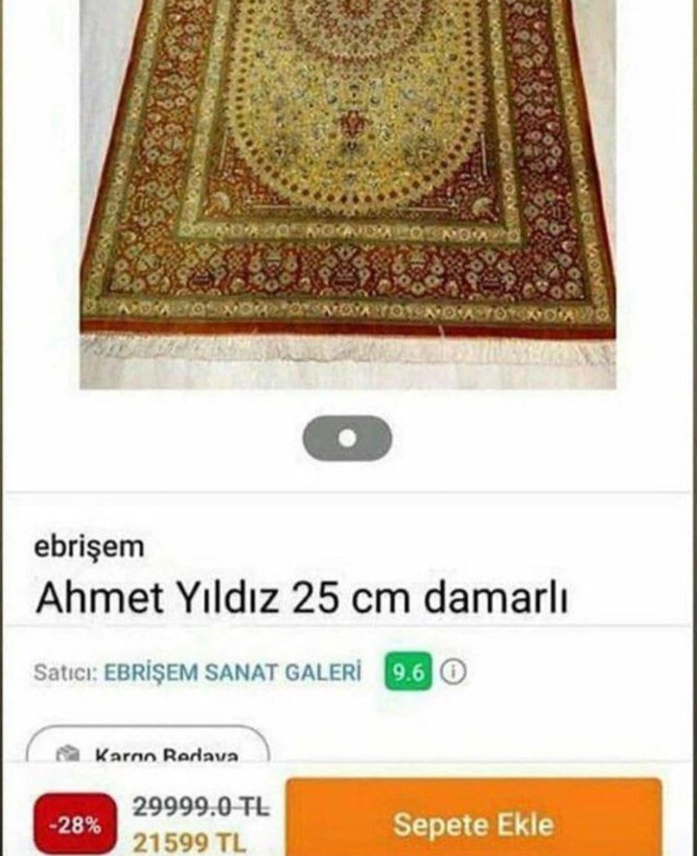 ebrişem Ahmet Yıldız 25 cm...