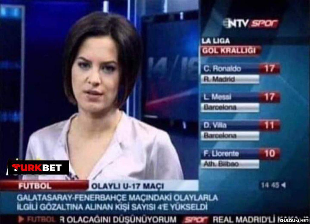 ekranın sağında çıkan gol...