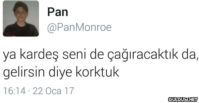 Pan @PanMonroe ya kardeş...