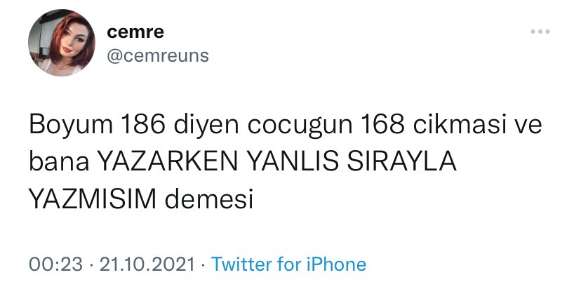 cemre ... @cemreuns Boyum...