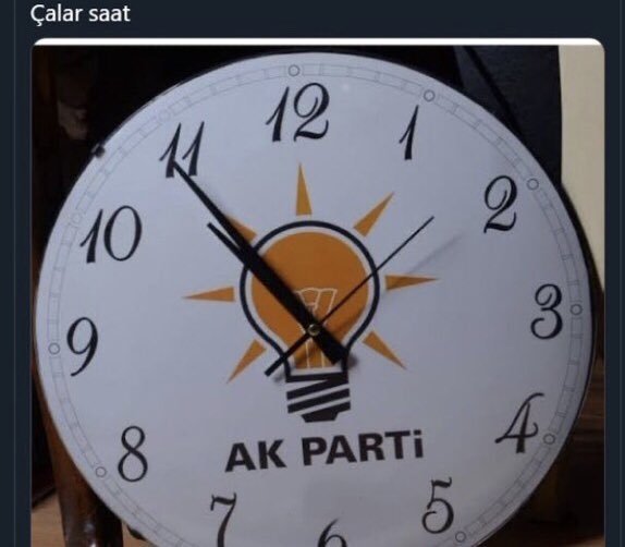 Çalar saat 12 10 3. 6. 4...
