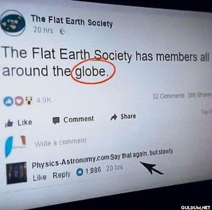 LMAOO    The Flat Earth...