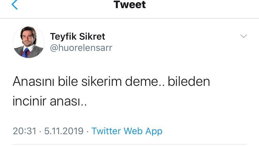 Tweet Teyfik Sikret...